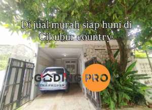 Harga fantastis Rumah Tinggal , Perumahan Cibubur Country,CikeasDalam Cluster lokasi di gunung-putri, tersedia melalui melalui situs Lamudi