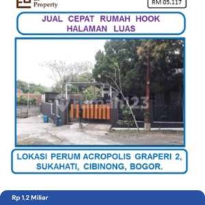 Harga Spesial Rumah Hook Shm Di Perumahan Acropolis Graperi 2, Sukahati, Cibinong, Bogor. , tersedia melalui melalui situs Rumah123