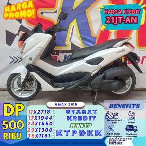 Jual bekas heboh potngn DP 200 lmgsng gas NMAX 2019 cash credt,lokasi di Cipayung
