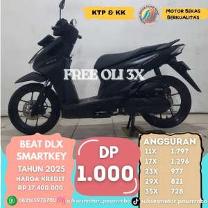 Jual bekas HONDA BEAT DLX SMARTKEY TAHUN 2025 MESIN HALUS, BODI MULUS, SIAP PAKAI,lokasi di Cempaka Putih