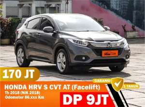Jual bekas HONDA HRV S CVT AT Facelift 2018,lokasi di 