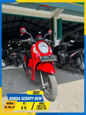 Jual bekas HONDA SCOOPY NEW 2021 SIAP ANGKUT BOSSKU HIKMAH MOTOR KEPUH MALANG,lokasi di Sukun