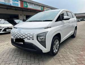 Jual bekas Hyundai Stargazer 2023 AT Active Putih Murah Bagus Cash,lokasi di 