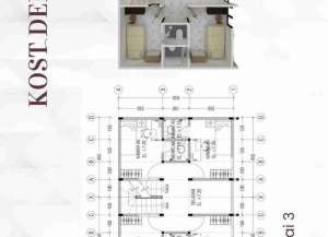 Jual kost baru 6 kamar dekat UI ring 1 pondok cina beji depok syam lokasi di pondok-cina, tersedia melalui melalui situs Lamudi