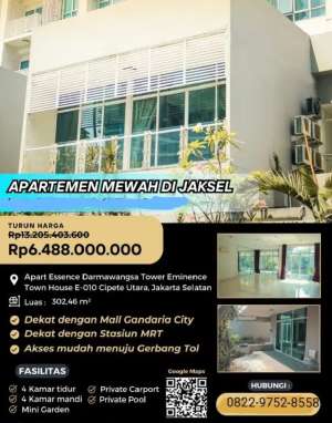 jual murah apartemen mewah melalui lelang bank lokasi di Mampang Prapatan, tersedia melalui melalui situs Olx