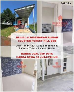 Jual rumah di forest hill semarang lokasi di Mijen, tersedia melalui melalui situs Olx