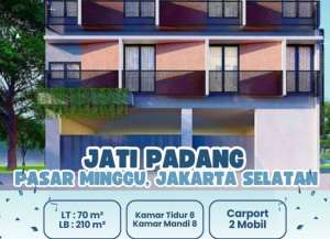 Kost Kosan Eksklusif 3 Lantai di Jati Padang FULL FURNISHED di Jantung Jakarta Selatan AR223 lokasi di jati-padang, tersedia melalui melalui situs Lamudi