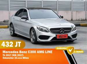 Jual bekas Low KM - MERCEDES BENZ C300 AMG LINE 2017 Matic,lokasi di 