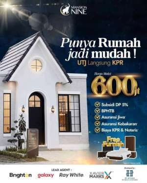 Mansion nine Surabaya 600JTan Free DP lokasi di Wiyung, tersedia melalui melalui situs Olx