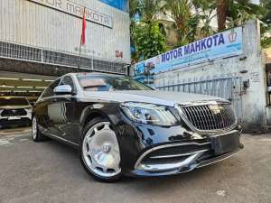 Jual bekas Mercedes S560 Maybach 2019 nik 2018 hitam mercy S 560 black facelift,lokasi di 