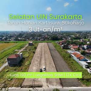 Momen langka memiliki kavling tanah spesial yang cocok untuk dibangun kost eksklusif maupun hunian pribadi dengan desain bebas. Lokasi sangat strategi lokasi di Kartasura, tersedia melalui melalui situs Olx
