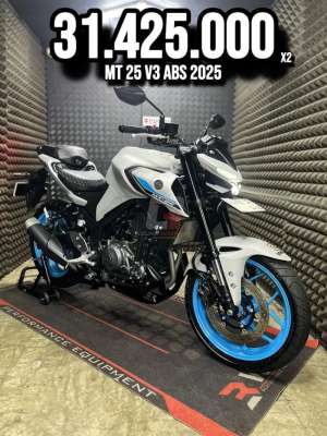 Jual bekas MT 25 OR MT25 V3 ABS 2025 FULL ORIGINAL LOW KM RAWATAN SUPERB UNIT,lokasi di Kembangan