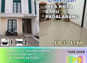 Murah Rumah 2LT dekat IKEAPadalarang Take Over Kredit lokasi di ngamprah-1, tersedia melalui melalui situs Lamudi