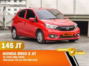 Jual bekas Nergaransi - Honda BRIO E AT 2020 Matic,lokasi di 