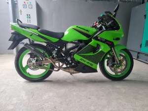 Jual bekas Ninja RR hedon th.2009 hijau,lokasi di Labuhan Deli