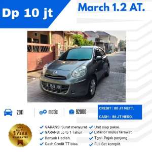 Jual bekas Nissan March AT 2011. Tgn1. istimewa.,lokasi di 