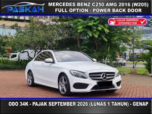 Jual bekas Odo34k PAJAK09-2026 Bunga5 Mercy C250 AMG 2016 c 250 amg 2016 yopi,lokasi di 