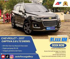 Jual bekas Pajak panjang Chevrolet Captiva 2.0 LTZ Diesel AT Coklat Tua Metalik,lokasi di 