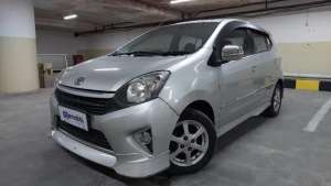 Jual bekas Pajak Panjang Toyota Agya 1.0 G TRD Sportivo Bensin-AT 2015 Silver,lokasi di 