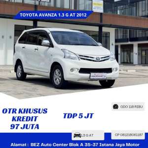 Jual bekas PAJAK PANJANG Toyota Avanza 1.3 G AT 2012 Putih,lokasi di 