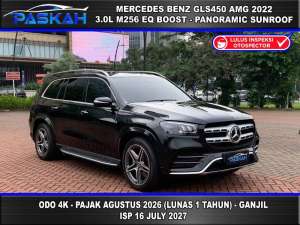 Jual bekas PAJAK1TAHUN Bunga4 Km7k MERCEDES BENZ GLS 450 AMG 2022 GLS450 2022,lokasi di 
