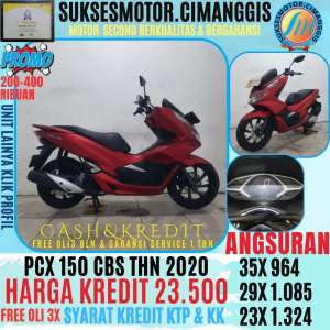 Jual bekas PCX 150 CBS PROMOTERMURAH CASHBACK UPTO 700 RIBUAN FREE OLI 3BLN,lokasi di Tajurhalang