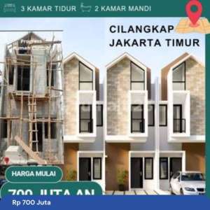 Perumahan Dengan Akses Langsung Ke Jalan Raya Di Cilangkap Jakarta Timur... , tersedia melalui melalui situs Rumah123