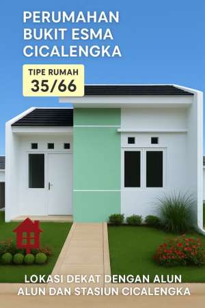 Perumahan subsidi pemerintah Bukit Esma Cicalengka dkt dengan Cileunyi lokasi di Cicalengka, tersedia melalui melalui situs Olx