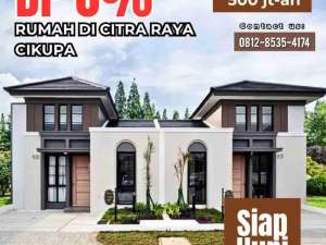 rumah baru ready stok tanpa DP cicilan murah Citra raya Cikupa Tangerang lokasi di Cikupa, tersedia melalui melalui situs Olx