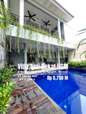 Rumah dengan Kolam renang dekat UGM dan UII jakal km 8 Jl Damai lokasi di Ngaglik, tersedia melalui melalui situs Olx