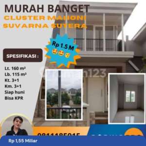 Rumah Di Lingkungan Golf Suvarna Padi Mahoni Cikupa Tangerang , tersedia melalui melalui situs Rumah123