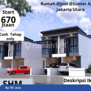 Rumah Dijual.di Sunter Agung Jakarta Utara Lokasi Bebas Banjir , tersedia melalui melalui situs Rumah123