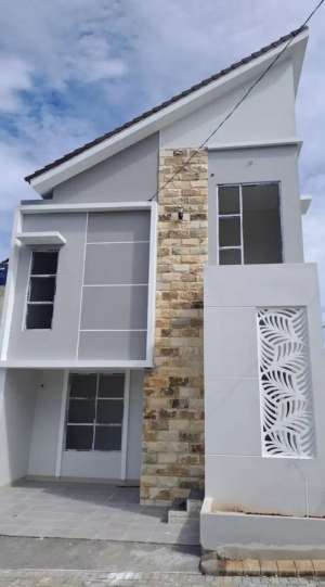 Rumah Medin Dekat Tol, Baru 2 LANTAI Mewah Harga Murah Townhouse Minimalis di Kota Depok Jual Dijual lokasi di Beji, tersedia melalui melalui situs Olx