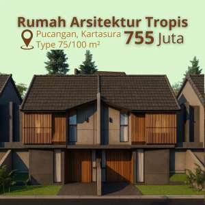 Rumah Mewah di Solo, 2 menit UIN Surakarta, SHM IMB siap Akad Notaris lokasi di Kartasura, tersedia melalui melalui situs Olx