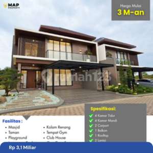 Rumah Mewah Gaya Jepang Kontemporer Fasilitas Umum Lengkap , tersedia melalui melalui situs Rumah123