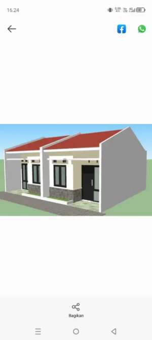 Rumah murah di Munjul Jakarta lokasi di Cipayung, tersedia melalui melalui situs Olx