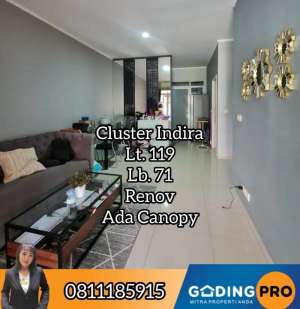 Rumah Renov Ada Canopy Indira Lt. 119 Suvarna Tangerang lokasi di Sindang Jaya, tersedia melalui melalui situs Olx