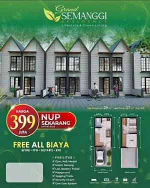 Rumah Tanpa DP Rungkut Wonorejo Surabaya Di Grand Semanggi Residence lokasi di Sukolilo, tersedia melalui melalui situs Olx