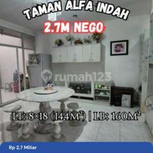Taman Alfa Indah Blok I Tidak Banjir , tersedia melalui melalui situs Rumah123