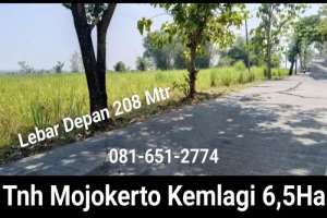 Tanah Industri Mojokerto Kemlagi lokasi di Trawas, tersedia melalui melalui situs Olx