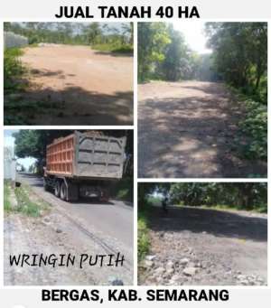 TANAH INDUSTRI WRINGIN PUTIH BERGAS, KAB. SEMARANG lokasi di Bergas, tersedia melalui melalui situs Olx