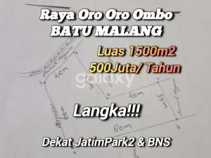 Tanah Komersial Strategis Raya Oro Oro Ombo Batu GMK03439 lokasi di Pujon, tersedia melalui melalui situs Olx