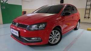 Jual bekas TDP 6,JT Volkswagen Polo 1.2 TSI Bensin-AT Merah 2016,lokasi di 