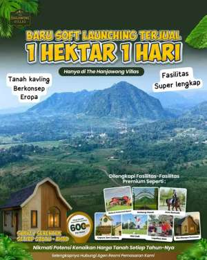 The Hanjawong Villas Kavling Villa Bernuansa Modern Di Bogor Timur lokasi di Cikarang Selatan, tersedia melalui melalui situs Olx