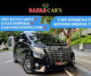 Jual bekas Toyota Alphard 2017 G Atpm Garansi,lokasi di 