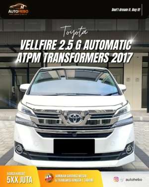 Jual bekas Toyota Vellfire 2.5 G Putih 2017,lokasi di 
