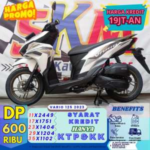 Jual bekas Vario 125 2023 motor bekas bergaransi berkualitas free serviceoli,lokasi di Menteng