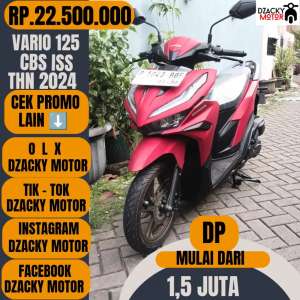Jual bekas VARIO 125 CBS ISS 2024 SECOND LIKE NEW,lokasi di Kelapa Dua