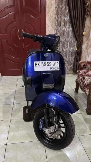 Jual bekas Vespa Excel 94 modif NPX,lokasi di Medan Marelan
