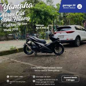 Jual bekas Yamaha Aerox old Modif dan Bore up Tahun 2018,lokasi di Cibubur